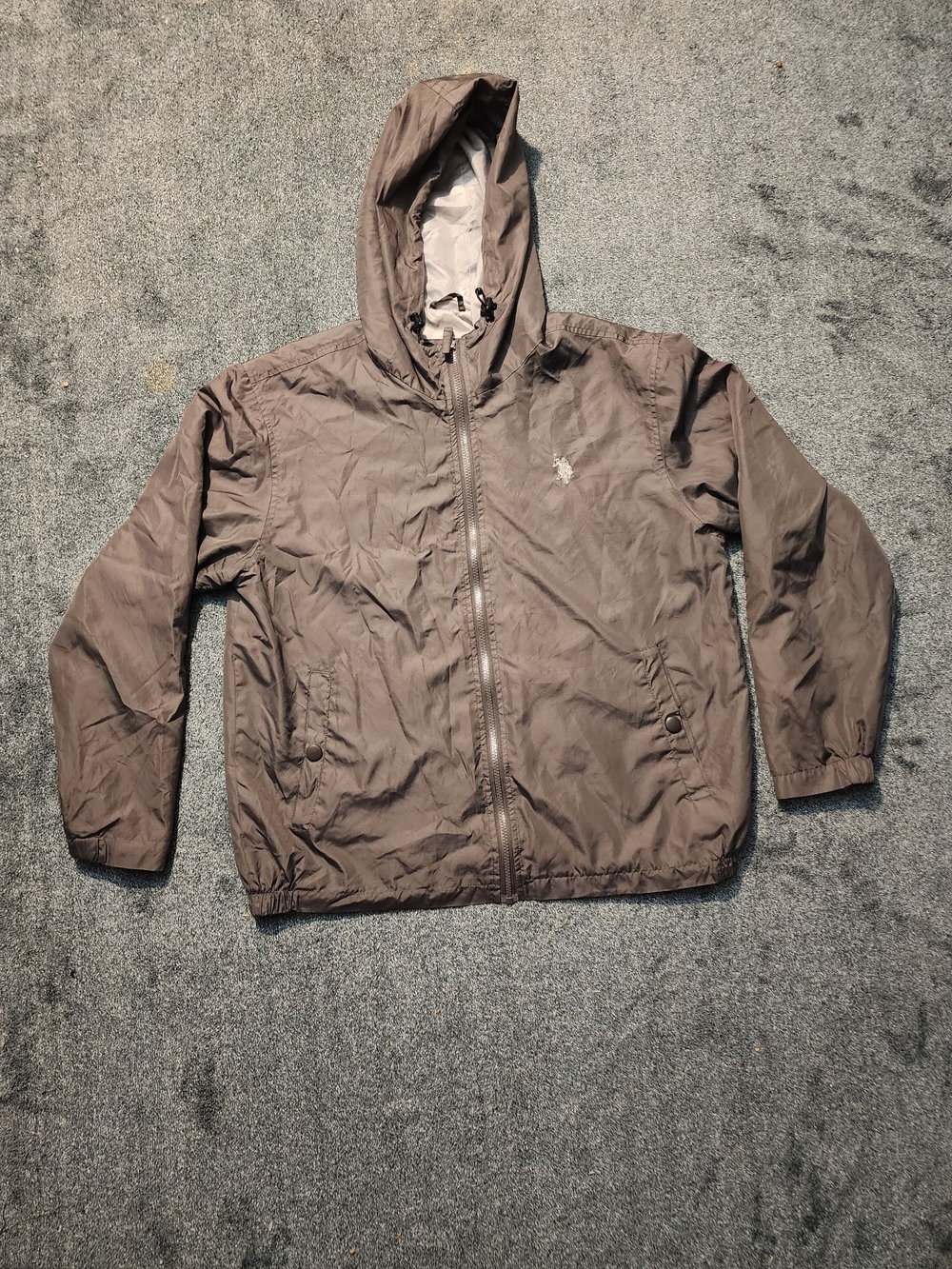 U.S. Polo Assn. Kids Hooded Rain Jacket